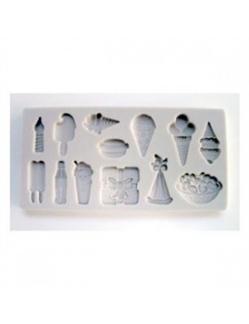 Molde silicona helados