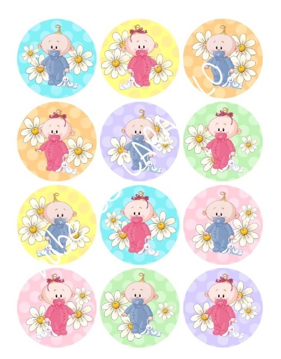 Papel de azucar bebes 