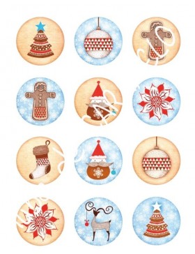 Papel de azucar Navidad 4