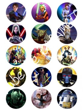 Papel de azúcar Star Wars 2