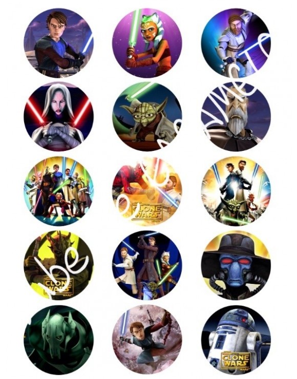 Papel de azúcar Star Wars 2