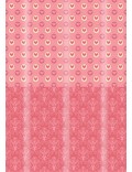 Papel corazones y victoriano rosa