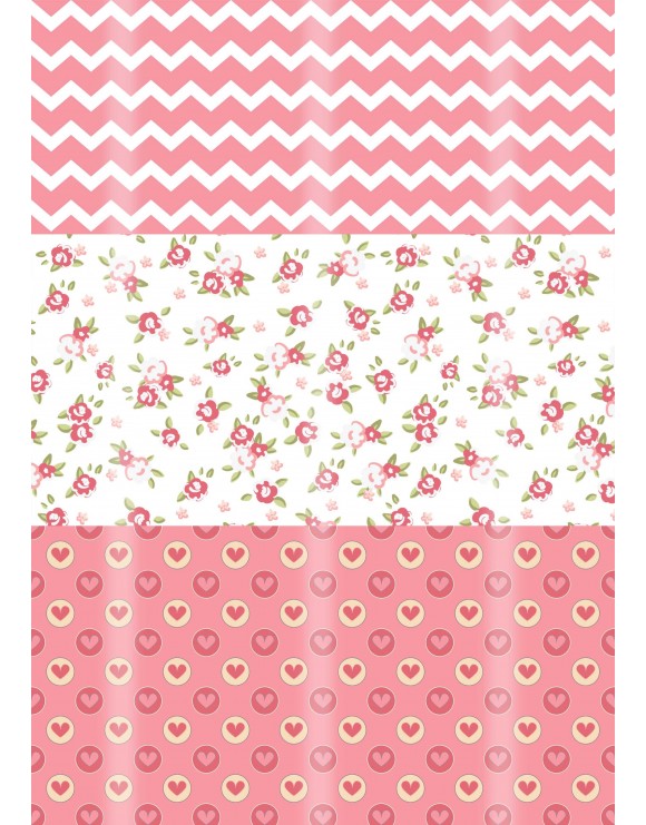 Papel mix rosa