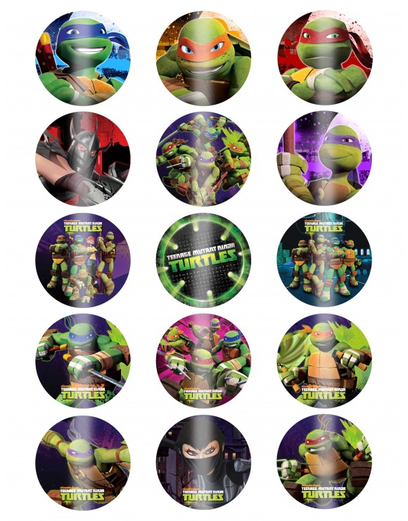 Papel de azucar tortugas 1