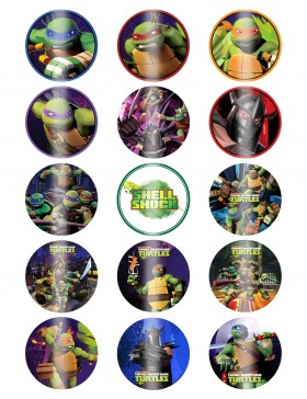 Papel de azucar tortugas 2