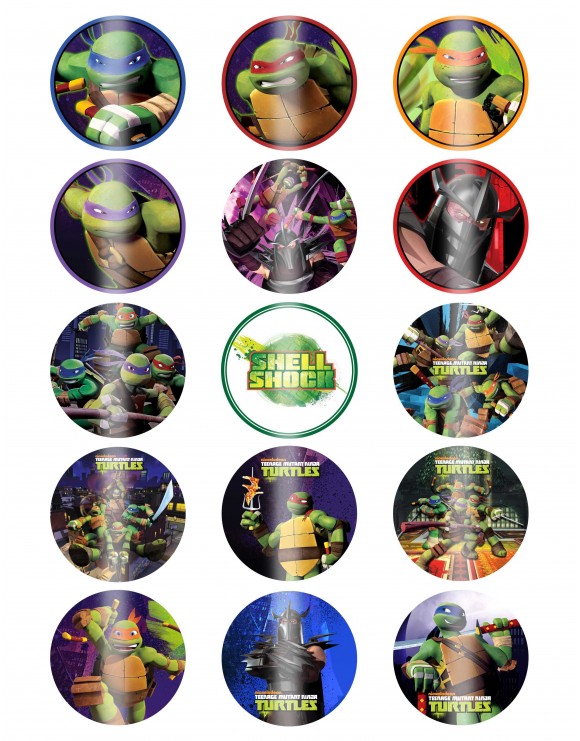 Papel de azucar tortugas 2