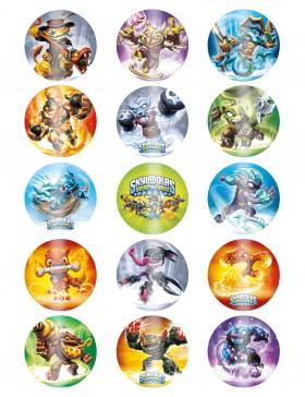 Papel de azucar Skylanders 1