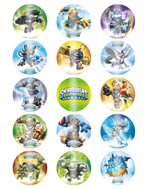 Papel de azucar Skylanders 2