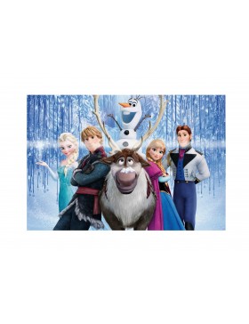 Papel de azucar Frozen rectangular