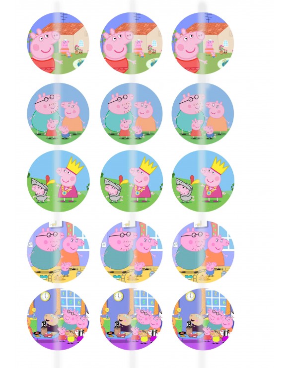 Papel de azucar Peppa Pig 4