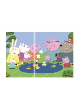 Papel de azucar Peppa Pig rectangular