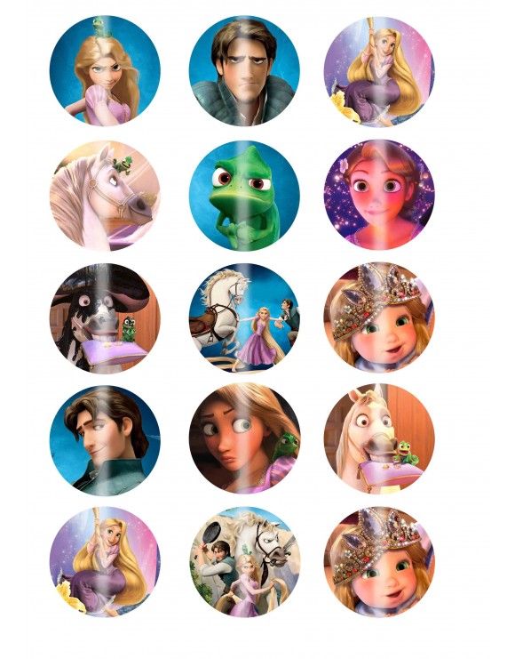 Papel de azucar Rapunzel