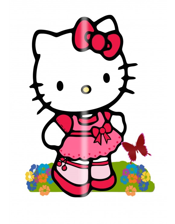 Papel de azucar Kitty tarta