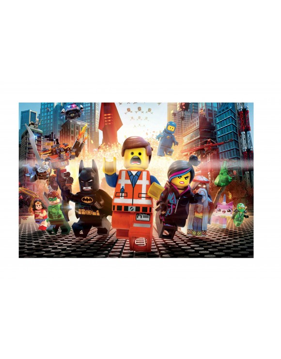 Papel de azucar Lego rectangular