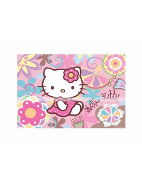 Papel de azúcar Kitty tarta 2