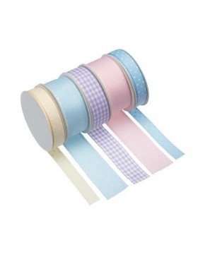 Pack de 5 cintas color pastel