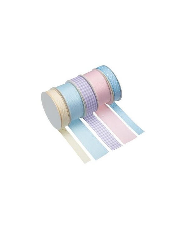 Pack de 5 cintas color pastel