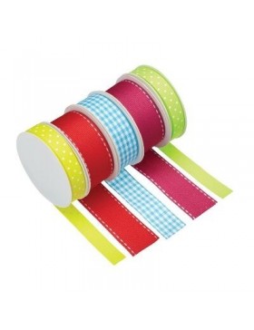 Pack de 5 cintas color vivo