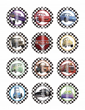 Papel de azucar nuevo Cars 1