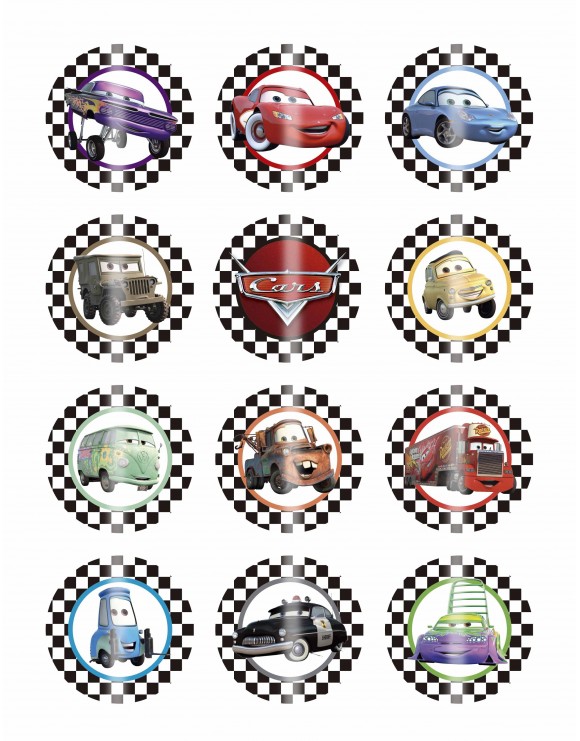 Papel de azucar nuevo Cars 1