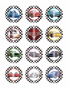 Papel de azucar nuevo Cars 3