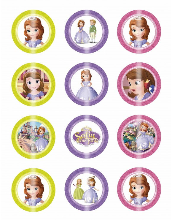 Papel de azucar princesa Sofia