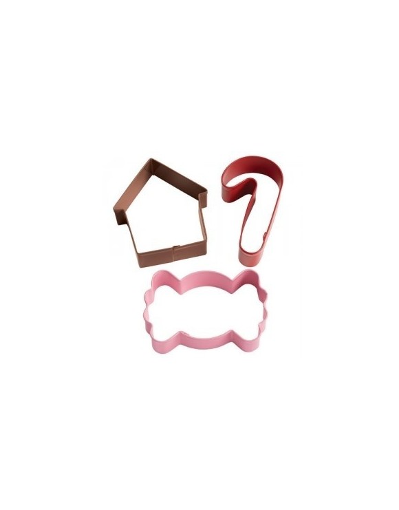 Set caramelo, casita y bastón dulce