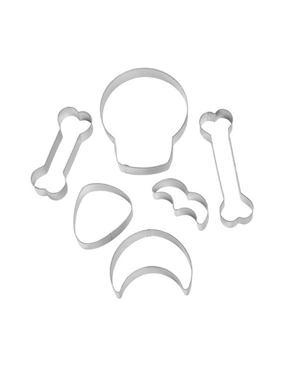 Set de 6 cortadores esqueleto