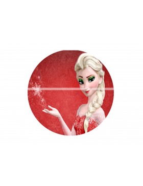 Papel de azucar tarta Frozen Navidad