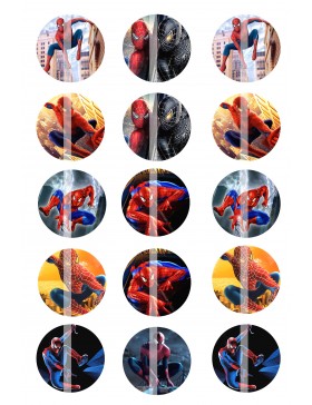 Papel de azucar galletas Spiderman superheroe