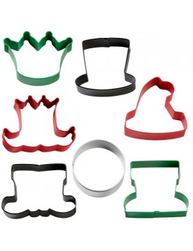 Set de cortadores personajes navidad