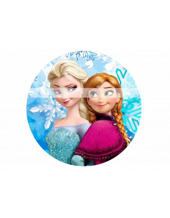 Papel de azucar Elsa y Ana hielo