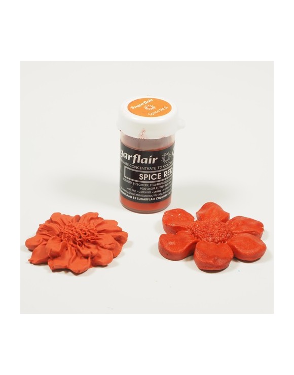 Sugarflair Colorante en Pasta PASTEL SPICE RED, 25g
