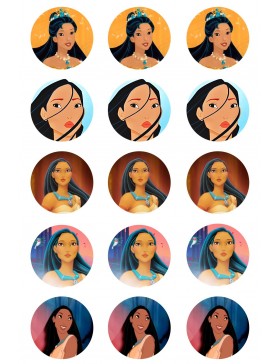 Papel de azúcar Pocahontas