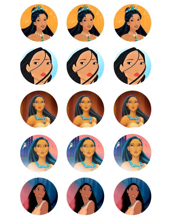 Papel de azúcar Pocahontas