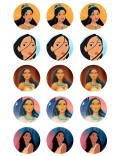 Papel de azúcar Pocahontas