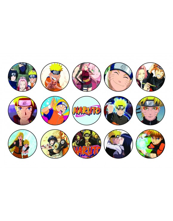 Papel de azúcar Naruto