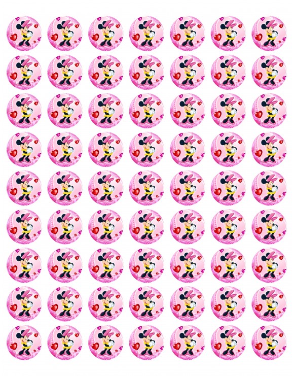 Papel de azucar Minnie 4