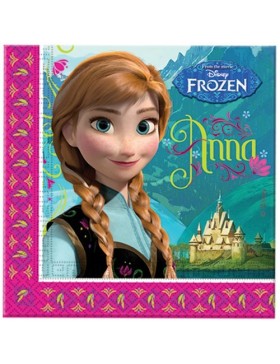 Servilletas De Papel Doble Capa Frozen ( 33 X 33 Cm. )Pack 20.