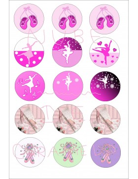 Papel de azúcar Bailarina