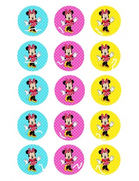 Papel de azucar Minnie 4