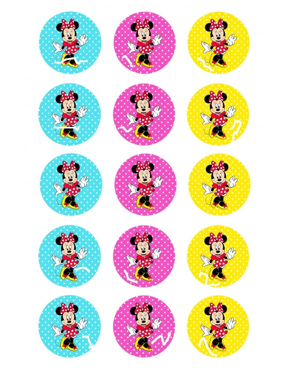 Papel de azucar Minnie 4