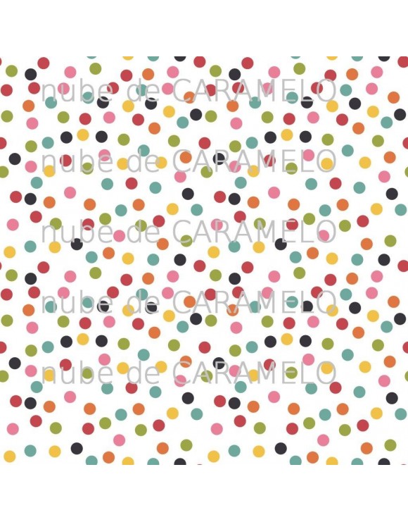 Confetti Topos medianos colores