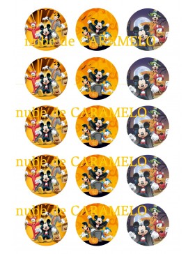 Papel Mickey Halloween