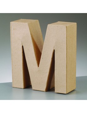 Letra M Cartón Craft 10 cm