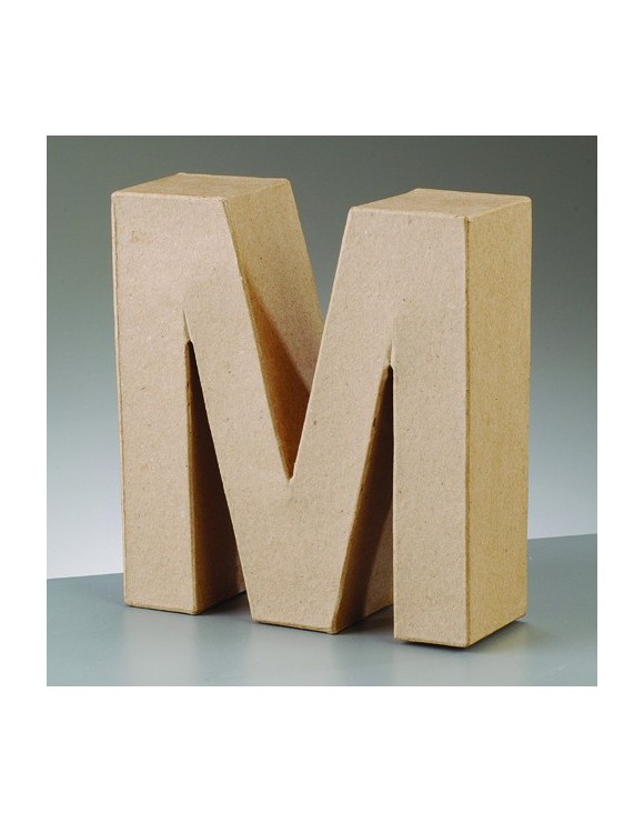 Letra M Cartón Craft 10 cm