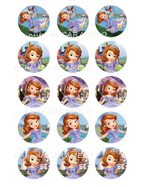 Papel princesa Sofia 1
