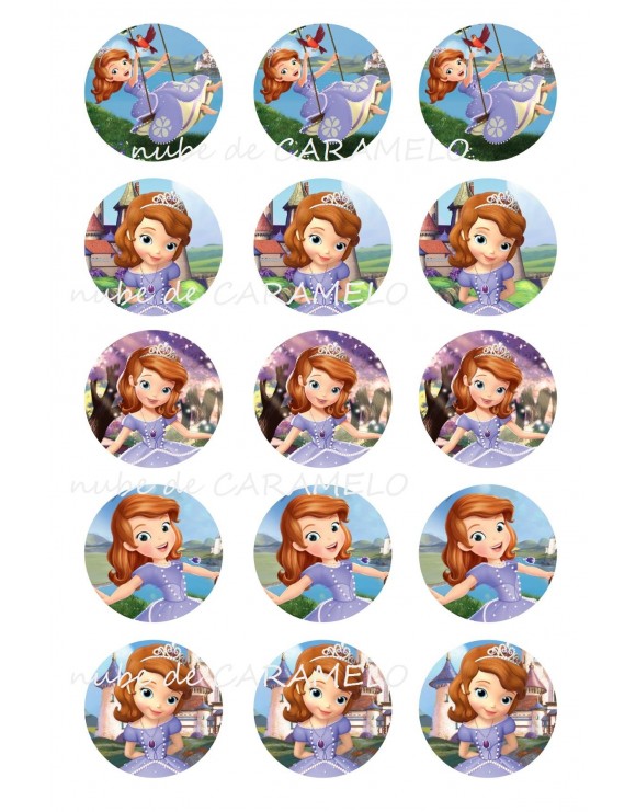 Papel princesa Sofia 1