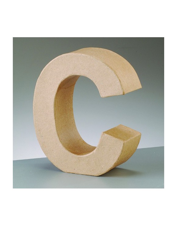 Letra 17,5 C Cartón Craft 17,5x5,5 CM