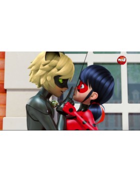 Papel Ladybug tarta rectangular